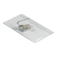 Produktbild för DURABLE namnskylt - för 54 x 90 mm - transparent