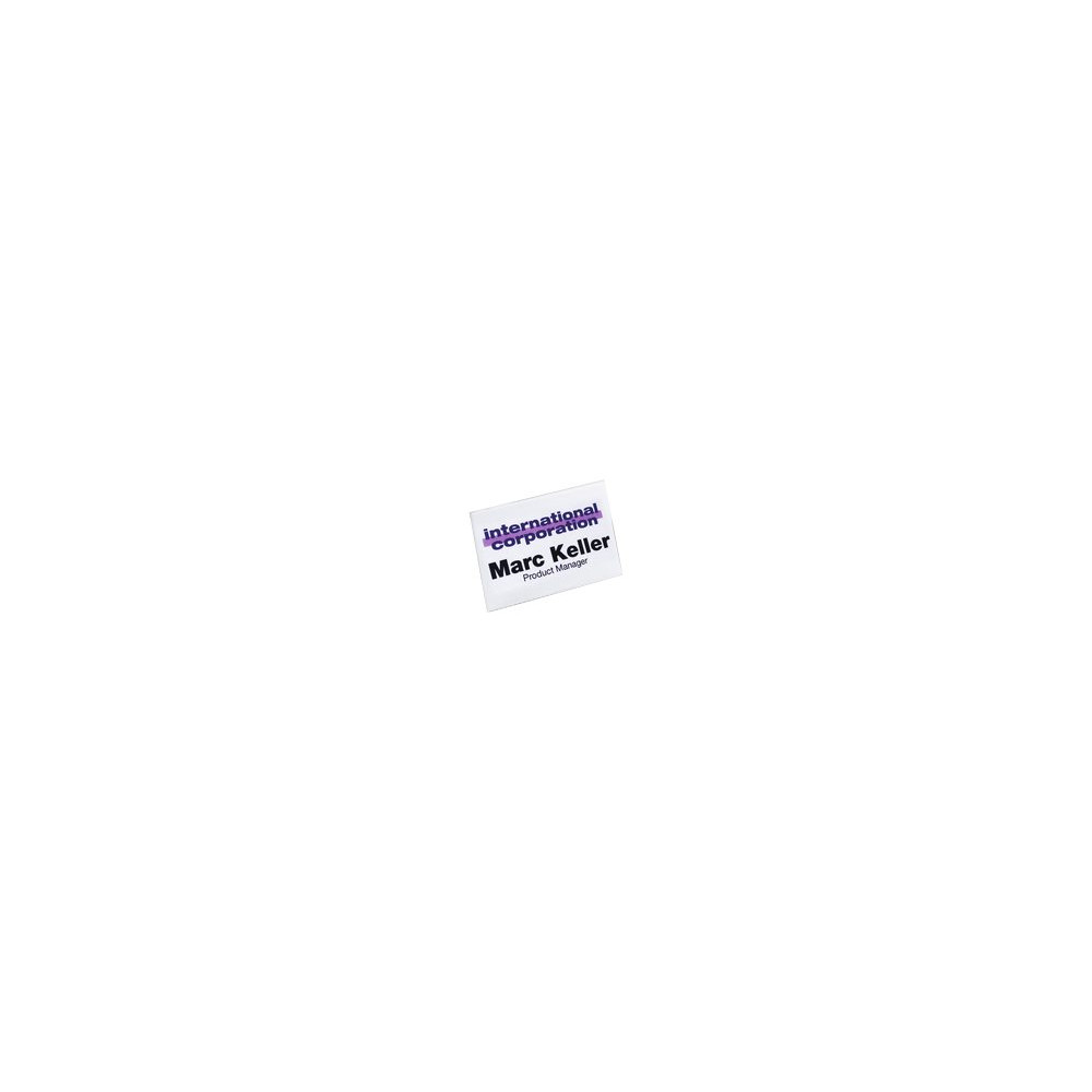 Produktbild för DURABLE namnskylt - för 54 x 90 mm - transparent