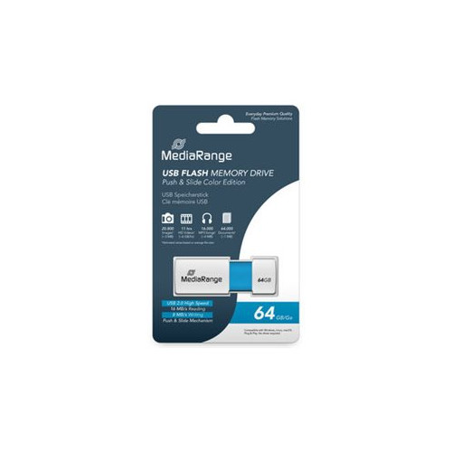 MediaRange MediaRange MR974 - USB flash-enhet - 64 GB