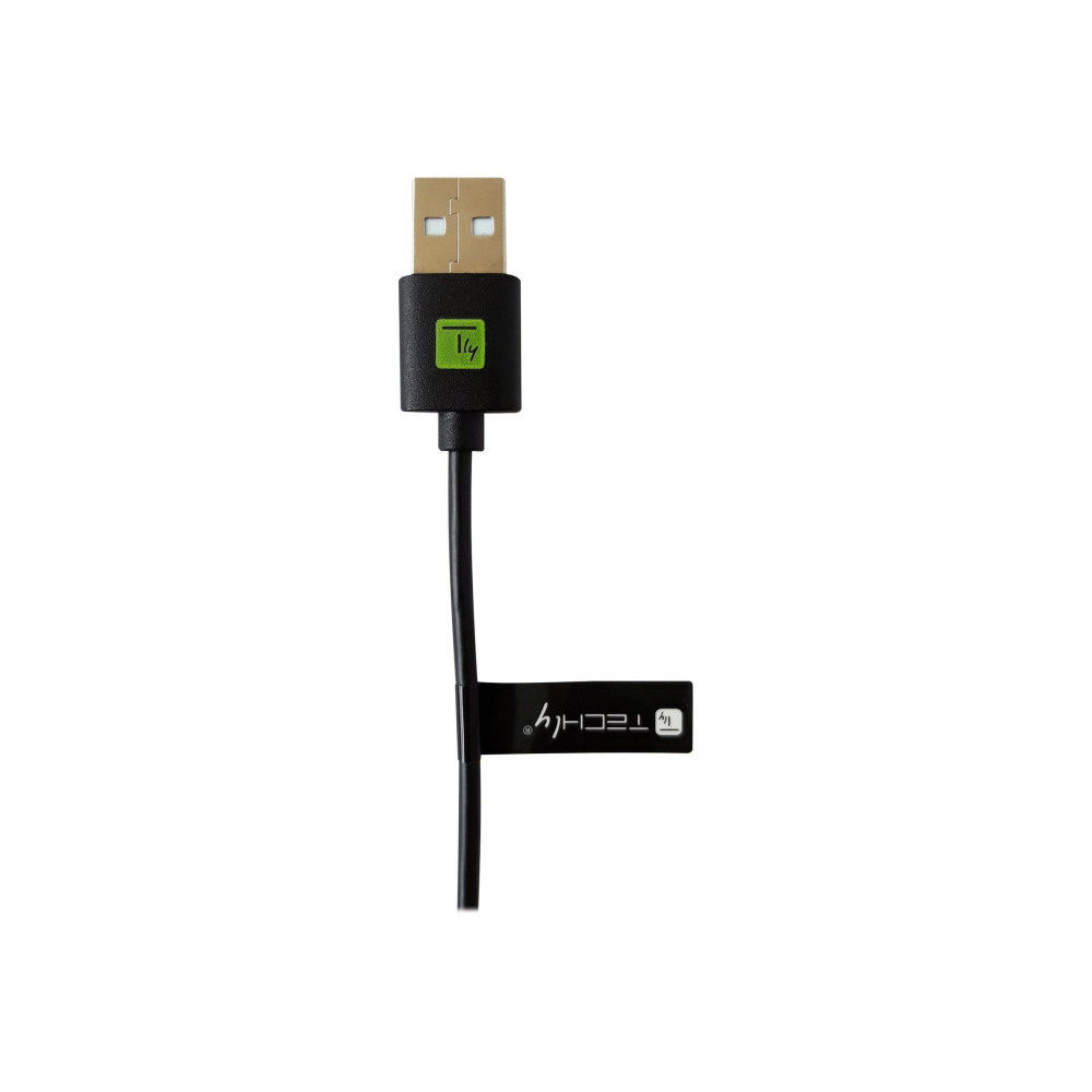 Produktbild för TECHly - USB typ C-kabel - USB till USB-C - 10 cm