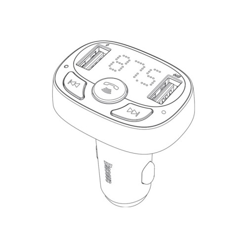 Baseus Baseus S-09A - Bluetooth hands-free car kit / FM transmitter / charger