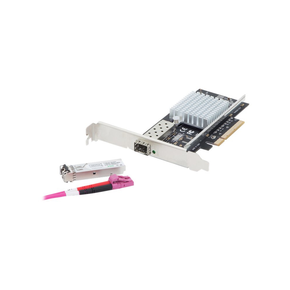 Produktbild för DIGITUS DN-10161 - nätverksadapter - PCIe 3.0 x8 - 10 Gigabit SFP+ x 1