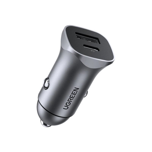 Ugreen Ugreen strömadapter för bil - USB, USB-C - 18 watt