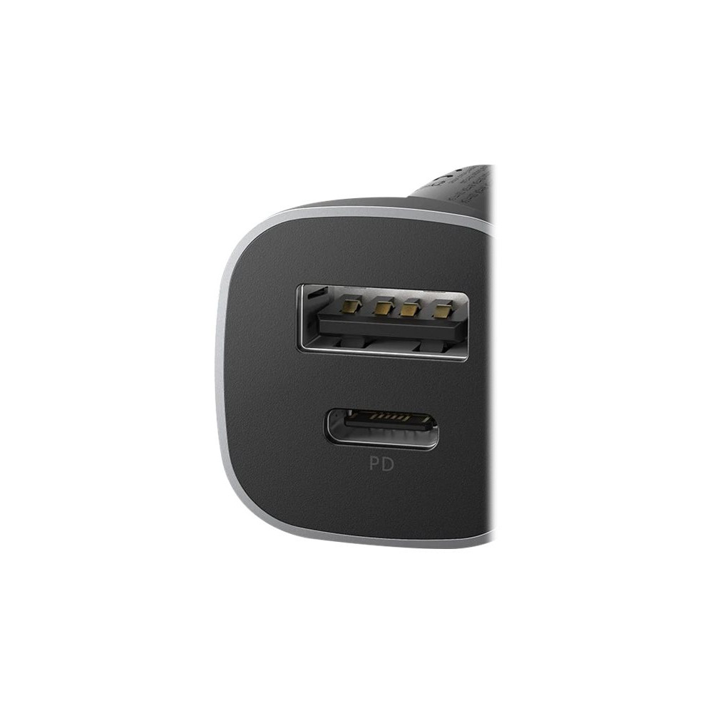Produktbild för Ugreen strömadapter för bil - USB, USB-C - 18 watt