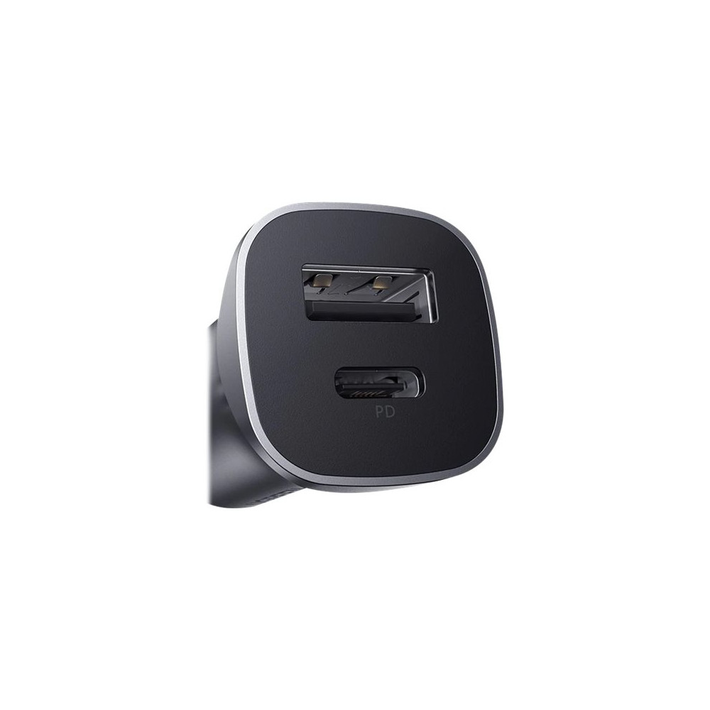 Produktbild för Ugreen strömadapter för bil - USB, USB-C - 18 watt