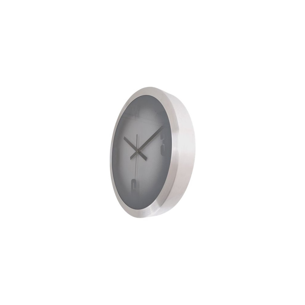 Produktbild för Nextime Raster - klocka - kvarts - väggmonterbar - 35 cm - silver