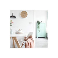 Produktbild för Nextime Sun Big - klocka - kvarts - väggmonterbar - 50 cm - beige