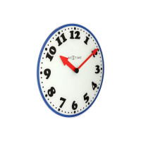 Produktbild för Nextime Boy - klocka - kvarts - väggmonterbar - 43 cm - blå