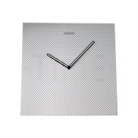 Produktbild för Nextime Mistery Time - klocka - kvadrat - kvarts - väggmonterbar - 43 x 43 cm - Spegel