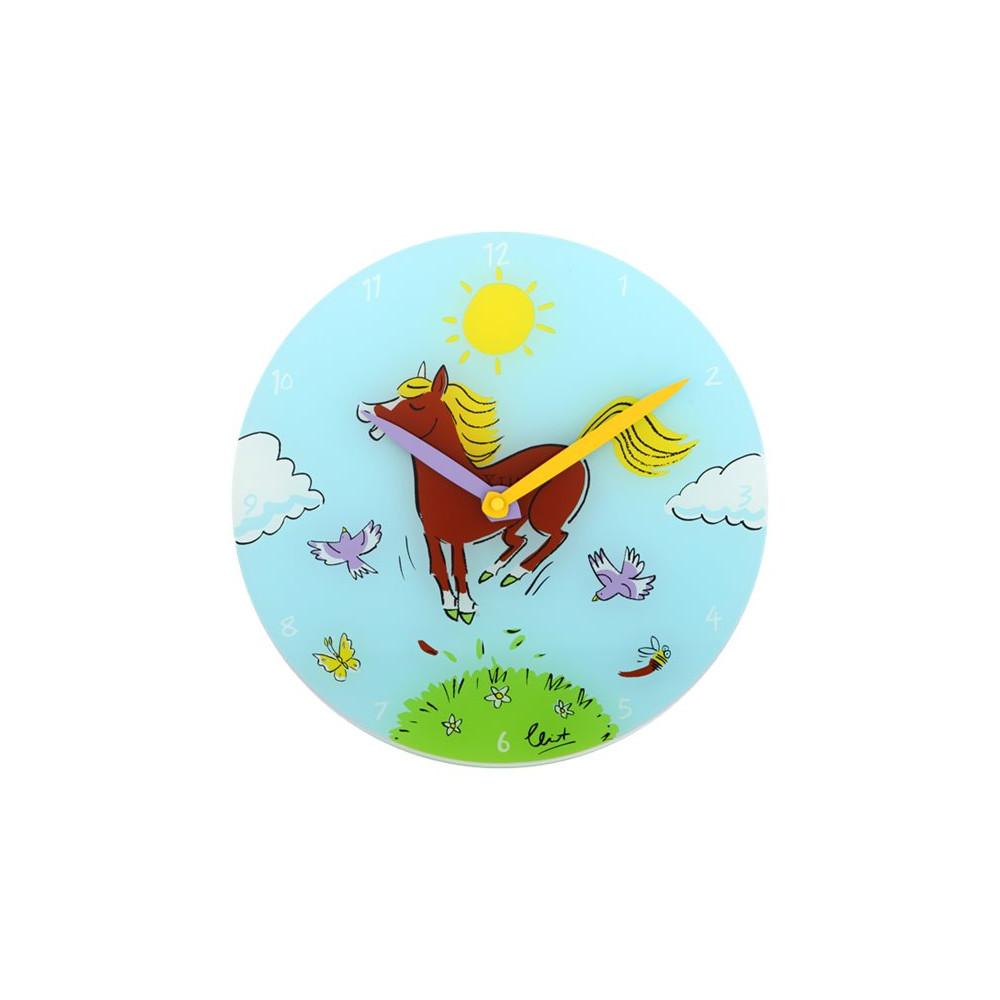 Produktbild för Nextime Jump For Joy - klocka - kvarts - väggmonterbar - 30 cm