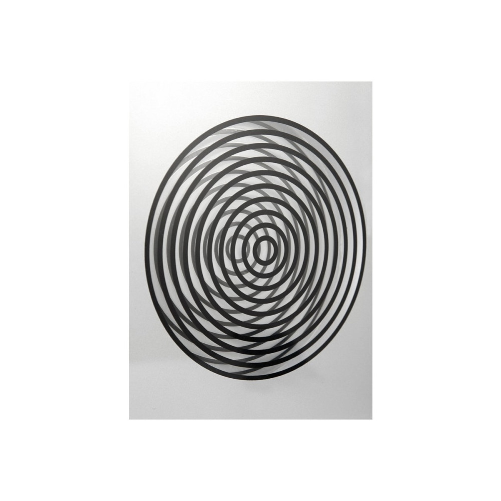 Produktbild för Nextime OP - klocka - rektangulär - kvarts - väggmonterbar - 16.5 x 30.2 cm - silver