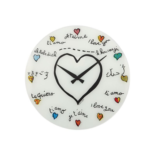 NeXtime Nextime Loving You - klocka - kvarts - väggmonterbar - 43 cm