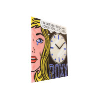 Produktbild för Nextime Cinema Date - klocka - kvadrat - kvarts - väggmonterbar - 43 x 43 cm