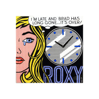 Produktbild för Nextime Cinema Date - klocka - kvadrat - kvarts - väggmonterbar - 43 x 43 cm