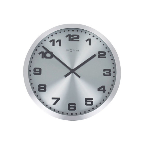 NeXtime Nextime Mercure - klocka - kvarts - väggmonterbar - 25.5 cm - svart