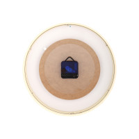 Produktbild för Nextime Wood Loop - klocka - kvarts - väggmonterbar - 30 cm - transparent