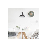 Produktbild för Nextime Sun Big - klocka - kvarts - väggmonterbar - 50 cm - turkos