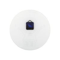 Produktbild för Nextime Windmill - klocka - kvarts - väggmonterbar - 30 cm - svart