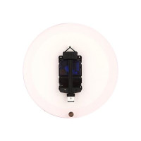 Produktbild för Nextime Focus - klocka - kvarts - väggmonterbar - 25 cm - röd
