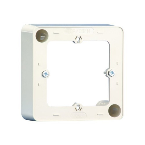 METZ CONNECT BTR Single Surface Mount Frame - ram för uttag