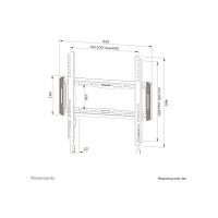 Produktbild för Neomounts WL30-550BL14 monteringssats - för LCD-display