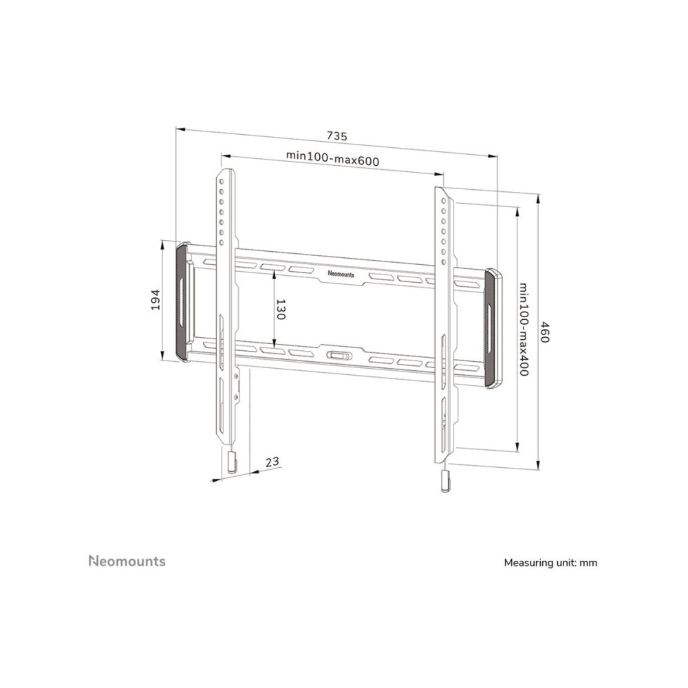 Produktbild för Neomounts WL30-550BL16 monteringssats - för LCD-display