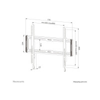 Produktbild för Neomounts WL30-550BL16 monteringssats - för LCD-display