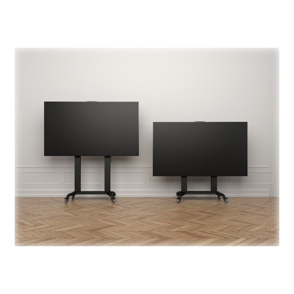 Produktbild för Multibrackets M Motorized Public Floorstand Dual Pillar 180 HD vagn - motoriserad - för platt panel/videokonferenskamera - svart