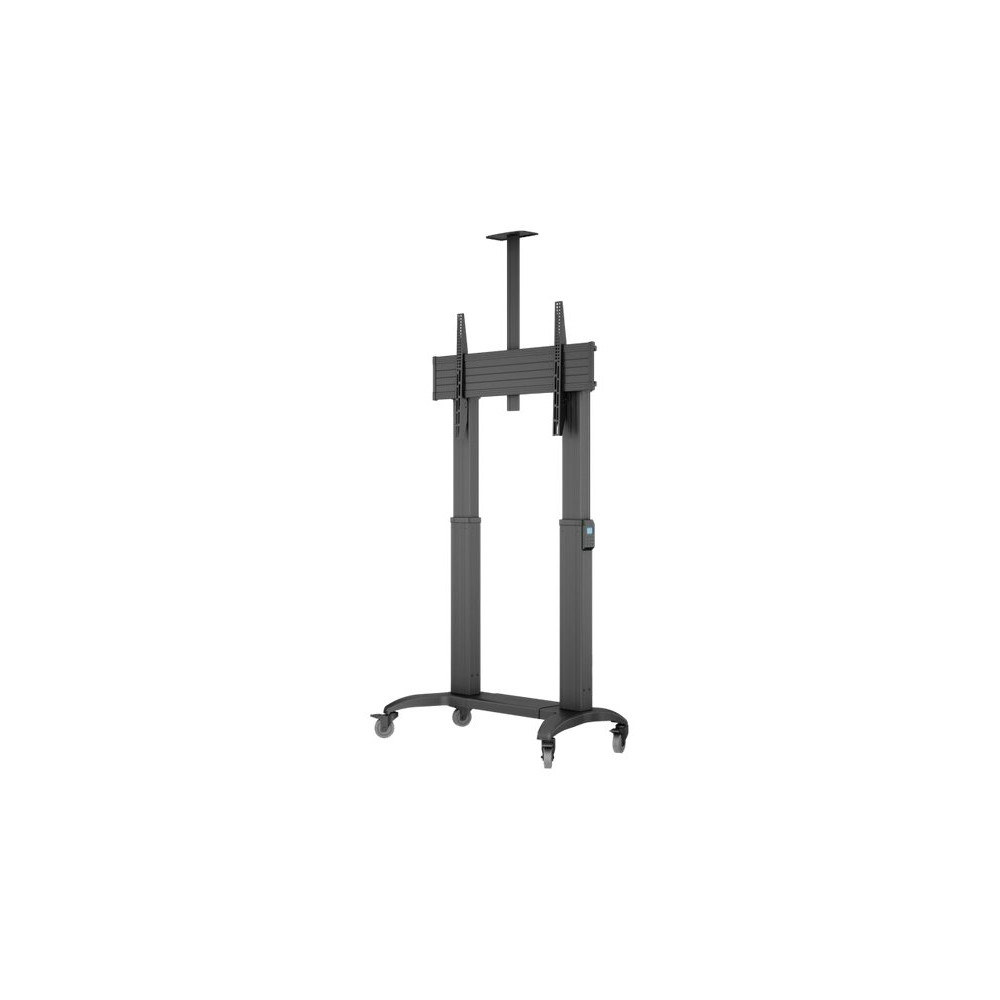Produktbild för Multibrackets M Motorized Public Floorstand Dual Pillar 180 HD vagn - motoriserad - för platt panel/videokonferenskamera - svart