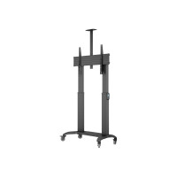 Produktbild för Multibrackets M Motorized Public Floorstand Dual Pillar 180 HD vagn - motoriserad - för platt panel/videokonferenskamera - svart