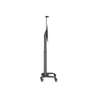 Produktbild för Multibrackets M Motorized Public Floorstand Dual Pillar 180 HD vagn - motoriserad - för platt panel/videokonferenskamera - svart