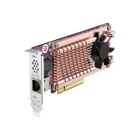 Produktbild för QNAP QM2-2P10G1TB - kontrollerkort - PCIe 3.0 x4 (NVMe) - PCIe 3.0 x8
