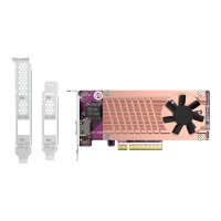 Produktbild för QNAP QM2-2P10G1TB - kontrollerkort - PCIe 3.0 x4 (NVMe) - PCIe 3.0 x8