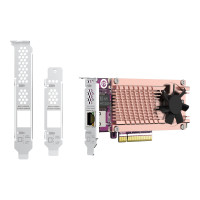 Produktbild för QNAP QM2-2P10G1TB - kontrollerkort - PCIe 3.0 x4 (NVMe) - PCIe 3.0 x8