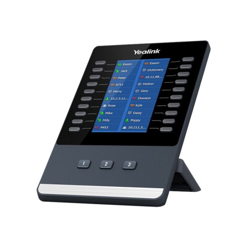 Yealink Network Technology Yealink EXP43 - expansionsmodul för extra knappar för VoIP-telefon - färg