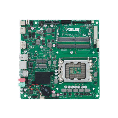 ASUSTeK COMPUTER ASUS Pro H610T D4-CSM - moderkort - Thin mini ITX - LGA1700-uttag - H610
