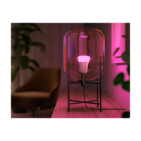 Produktbild för Philips Hue - LED-glödlampa - form: A60 - E27 - 6.5 W - 16 miljoner färger - 2000-6500 K - vit (paket om 2)