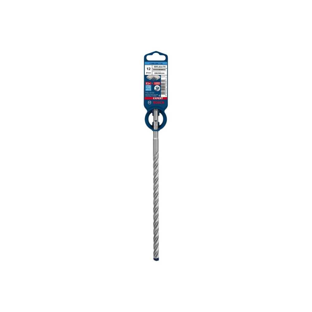 Produktbild för Bosch Expert SDS-plus-7X - borr - för betong, murverk, armerad betong, granit, cured concrete, gneiss, hardened reinforced concrete