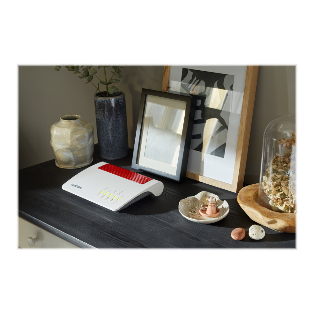 Produktbild för FRITZ!Box 7590 AX - trådlös router - DSL-modem - Wi-Fi 6 - skrivbordsmodell