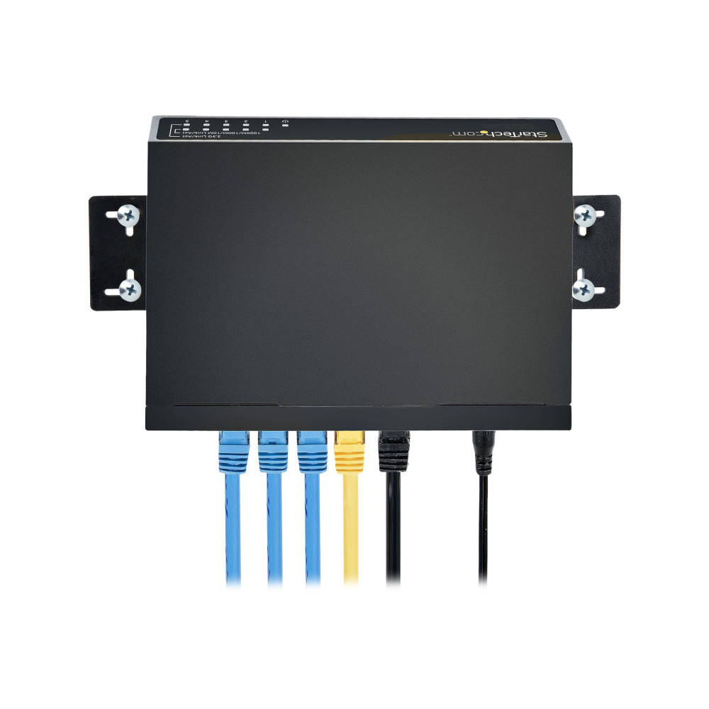 Produktbild för StarTech.com Ohanterad 2.5G-switch - Gigabit-switch med 5 portar - 2,5GBASE-T Ethernet-switch utan förvaltning - Ethernet-splitter - DIN-skena eller väggmontering - Multi-Gigabit - Auto-MDIX - 9K Jumbo - switch - 5 portar - ohanterad