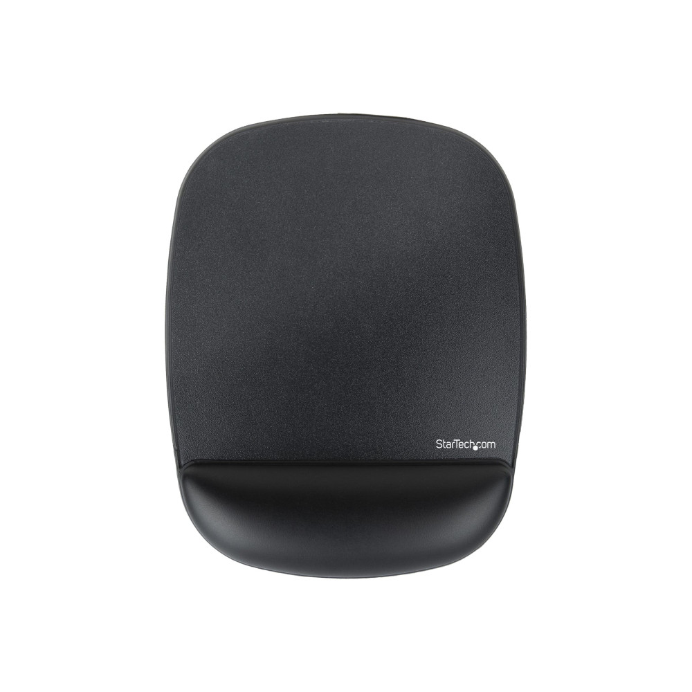 Produktbild för StarTech.com Mouse Pad with Hand rest, 6.7x7.1x 0.8 in (17x18x2cm), Ergonomic Mouse Pad with Wrist Support, Desk Wrist Pad w/ Non-Slip PU Base for Office/Home/Computer/Laptop - Cushioned Gel Mouse Pad w/ Palm Rest - mustablett med handledskudde - TAA-komp