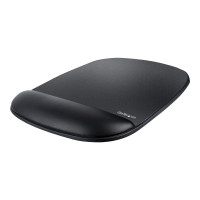 Produktbild för StarTech.com Mouse Pad with Hand rest, 6.7x7.1x 0.8 in (17x18x2cm), Ergonomic Mouse Pad with Wrist Support, Desk Wrist Pad w/ Non-Slip PU Base for Office/Home/Computer/Laptop - Cushioned Gel Mouse Pad w/ Palm Rest - mustablett med handledskudde - TAA-komp