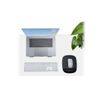 Produktbild för StarTech.com Mouse Pad with Hand rest, 6.7x7.1x 0.8 in (17x18x2cm), Ergonomic Mouse Pad with Wrist Support, Desk Wrist Pad w/ Non-Slip PU Base for Office/Home/Computer/Laptop - Cushioned Gel Mouse Pad w/ Palm Rest - mustablett med handledskudde - TAA-komp