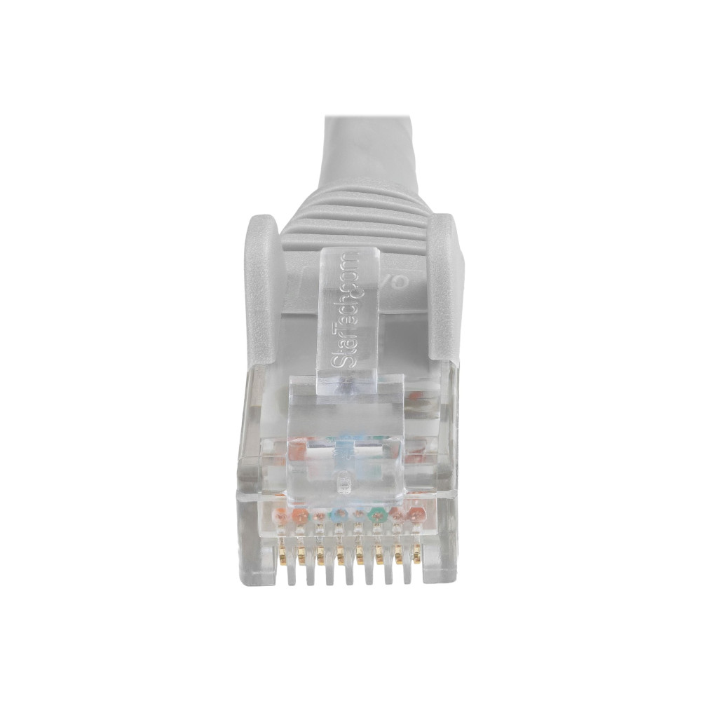 Produktbild för StarTech.com 7m LSZH CAT6 Ethernet Cable, 10 Gigabit Snagless RJ45 100W PoE Network Patch Cord with Strain Relief, CAT 6 10GbE UTP, Grey, Individually Tested/ETL, Low Smoke Zero Halogen - Category 6 - 24AWG - patch-kabel - 7 m - grå