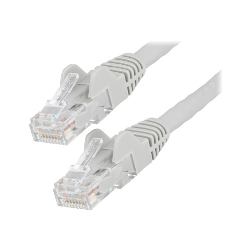 StarTech.com StarTech.com 10m LSZH CAT6 Ethernet Cable, 10 Gigabit Snagless RJ45 100W PoE Network Patch Cord with Strain Relief, CAT 6 10GbE UTP, Grey, Individually Tested/ETL, Low Smoke Zero Halogen - Category 6 - 24AWG - patch-kabel - 10 m - grå