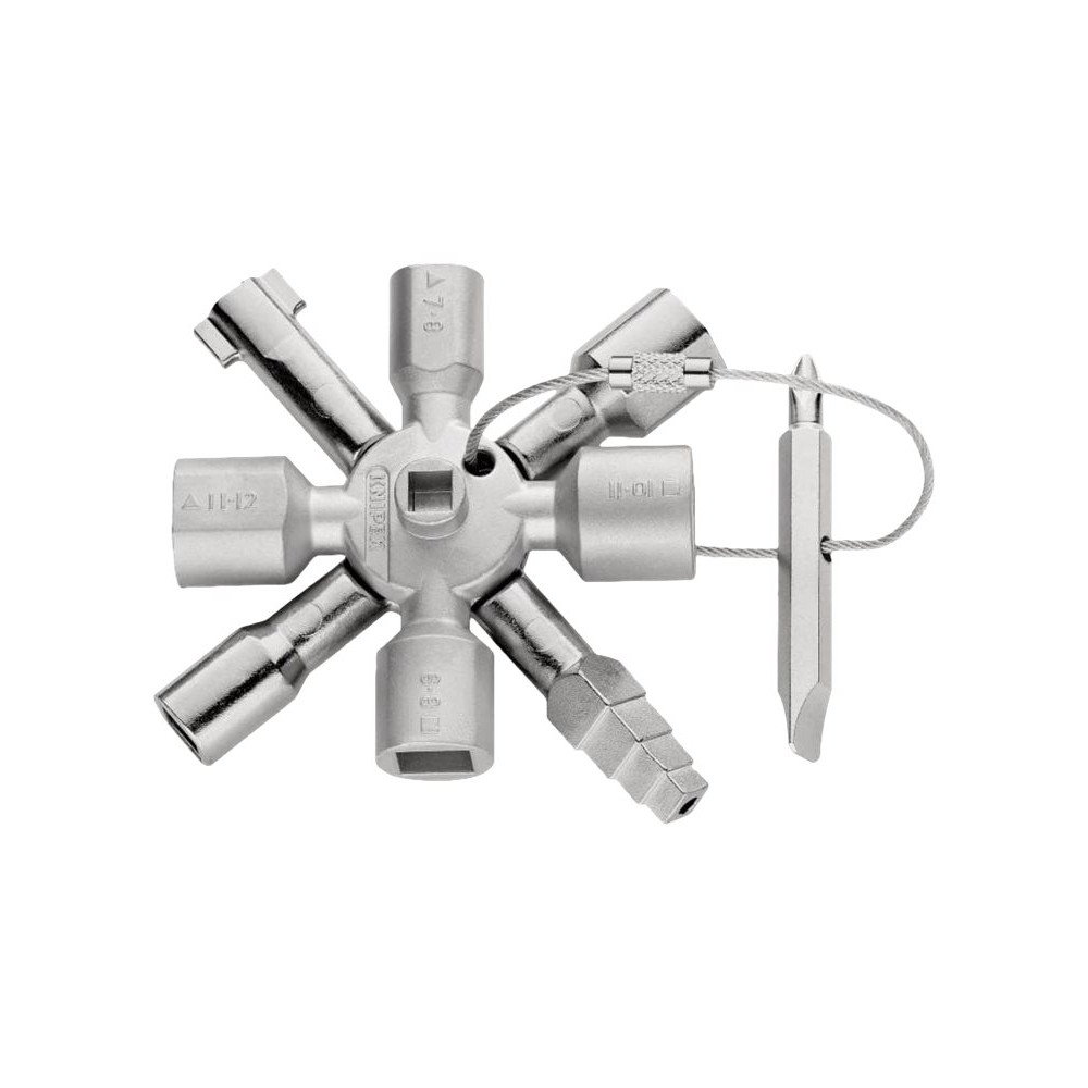 Produktbild för KNIPEX TwinKey Control Cabinet - multifunction key