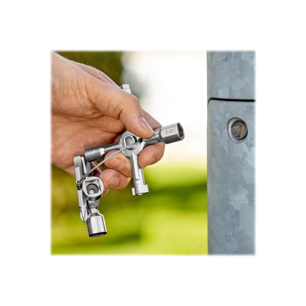 Produktbild för KNIPEX TwinKey Control Cabinet - multifunction key