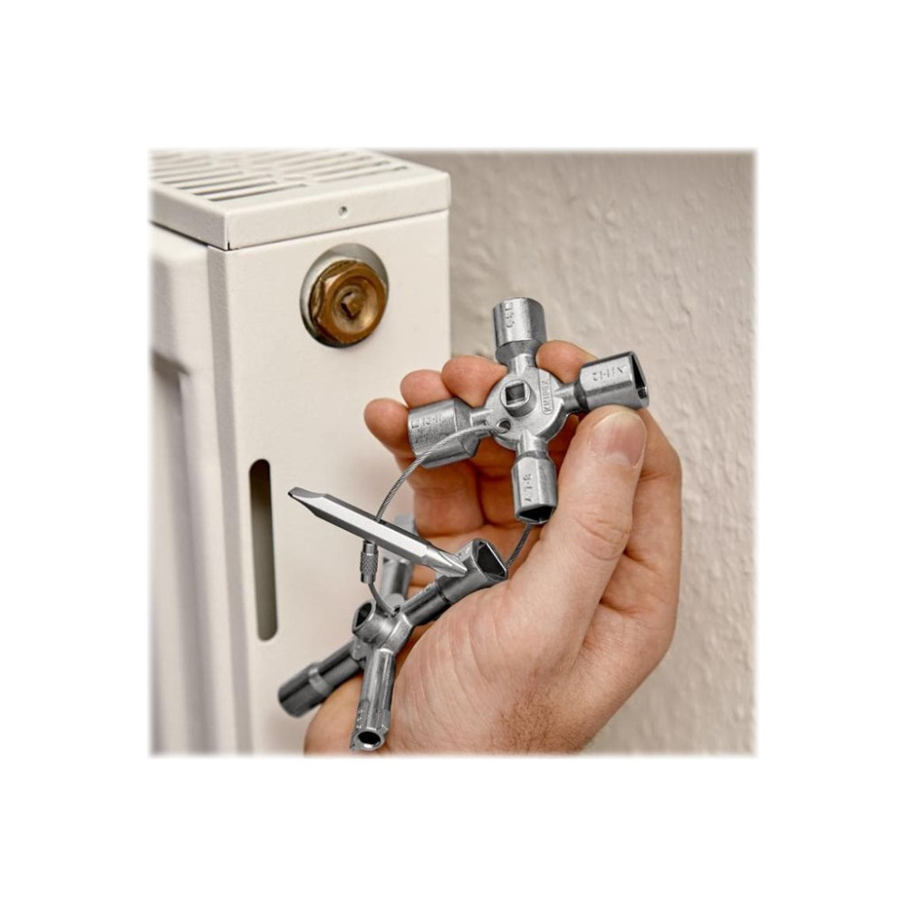 Produktbild för KNIPEX TwinKey Control Cabinet - multifunction key