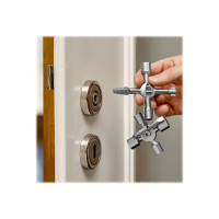 Produktbild för KNIPEX TwinKey Control Cabinet - multifunction key