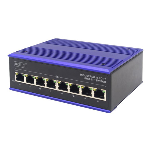 Digitus DIGITUS Professional DN-651119 Industrial - switch - 8 portar - ohanterad